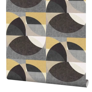 Обои флизелиновые Erismann Elle чёрные 1.06 м 12078-15