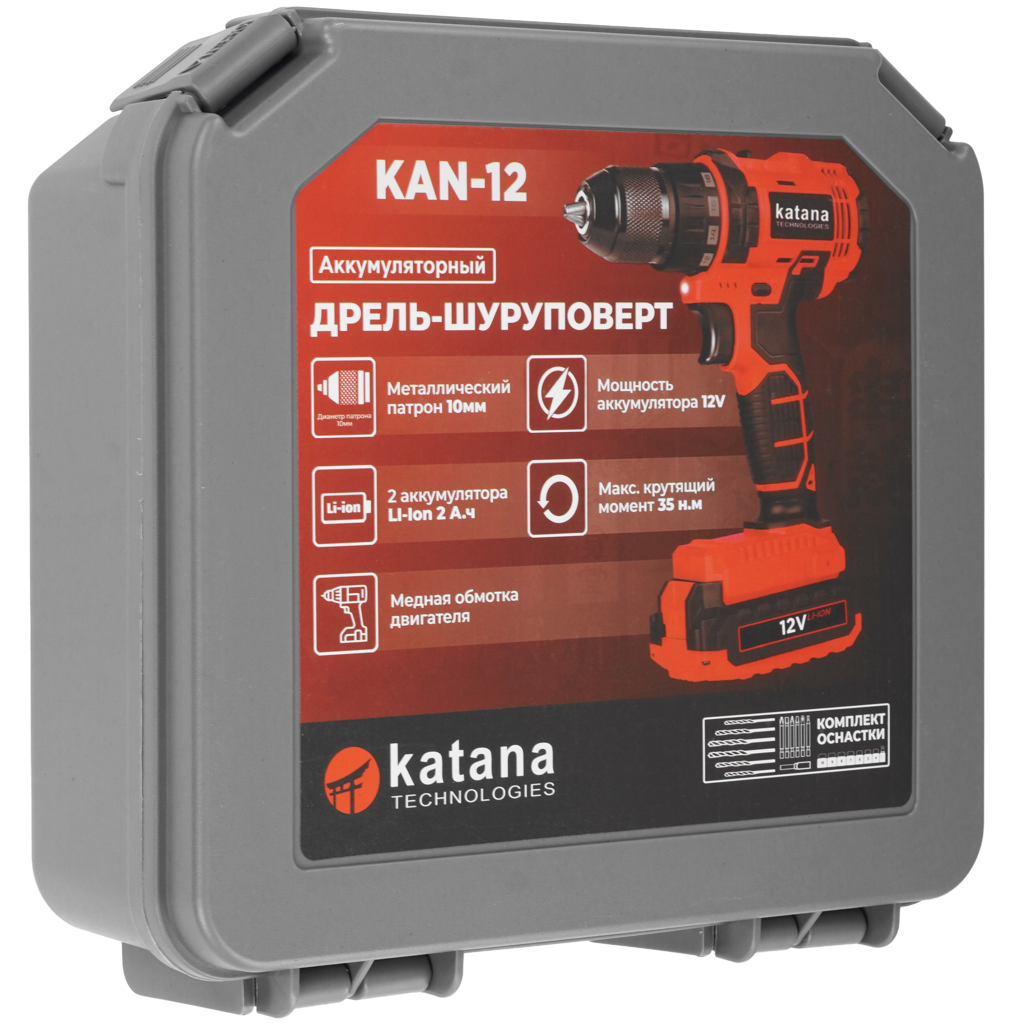 Дрель-шуруповерт KATANA KAN-12 9236351 STDN-0095713 - Вид №9