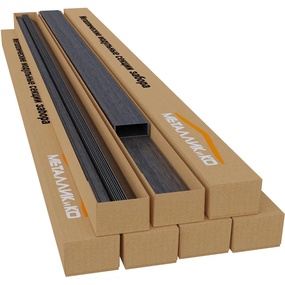 Забор-жалюзи Кавказ 2x2.5 м цвет дуб графит светлый Santreyd STLM-2087142 - Вид №5