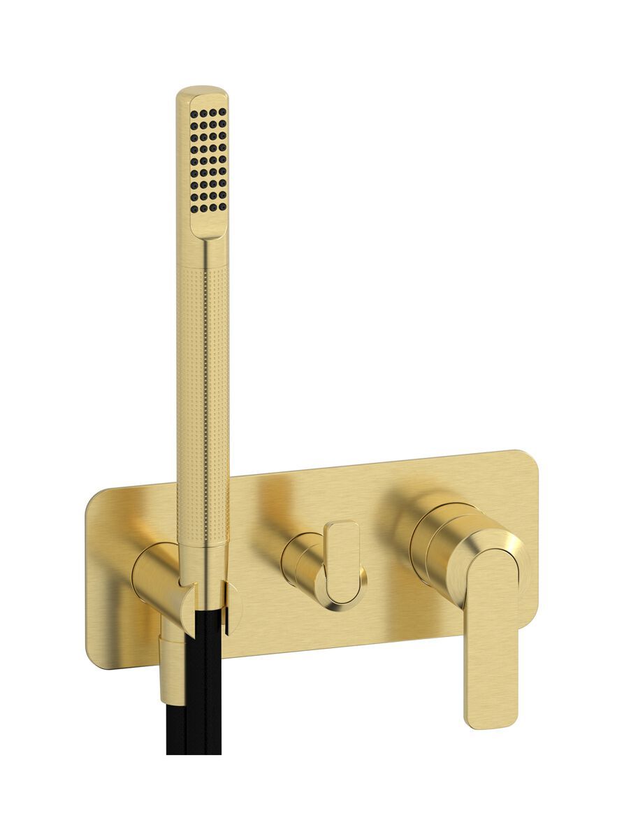 Однорычажный смеситель для душа с 3 отверстиями и ручным душем IB C-67 ARCH-00116194 - Вид №6