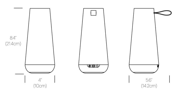 Настольная лампа с батарейным питанием Pablo Designs UMA MINI ARCH-00142801 - Вид №8
