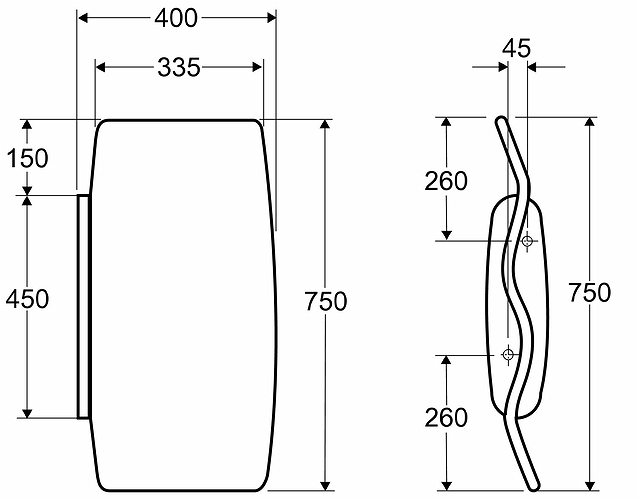 40800 Настенный писсуар, уринал с мушкой IFO  - Вид №3