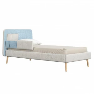 Кровать подростковая Soft бежевая, голубая ELLIPSE ELLIPSE SOFT 351720 Бежевый;голубой