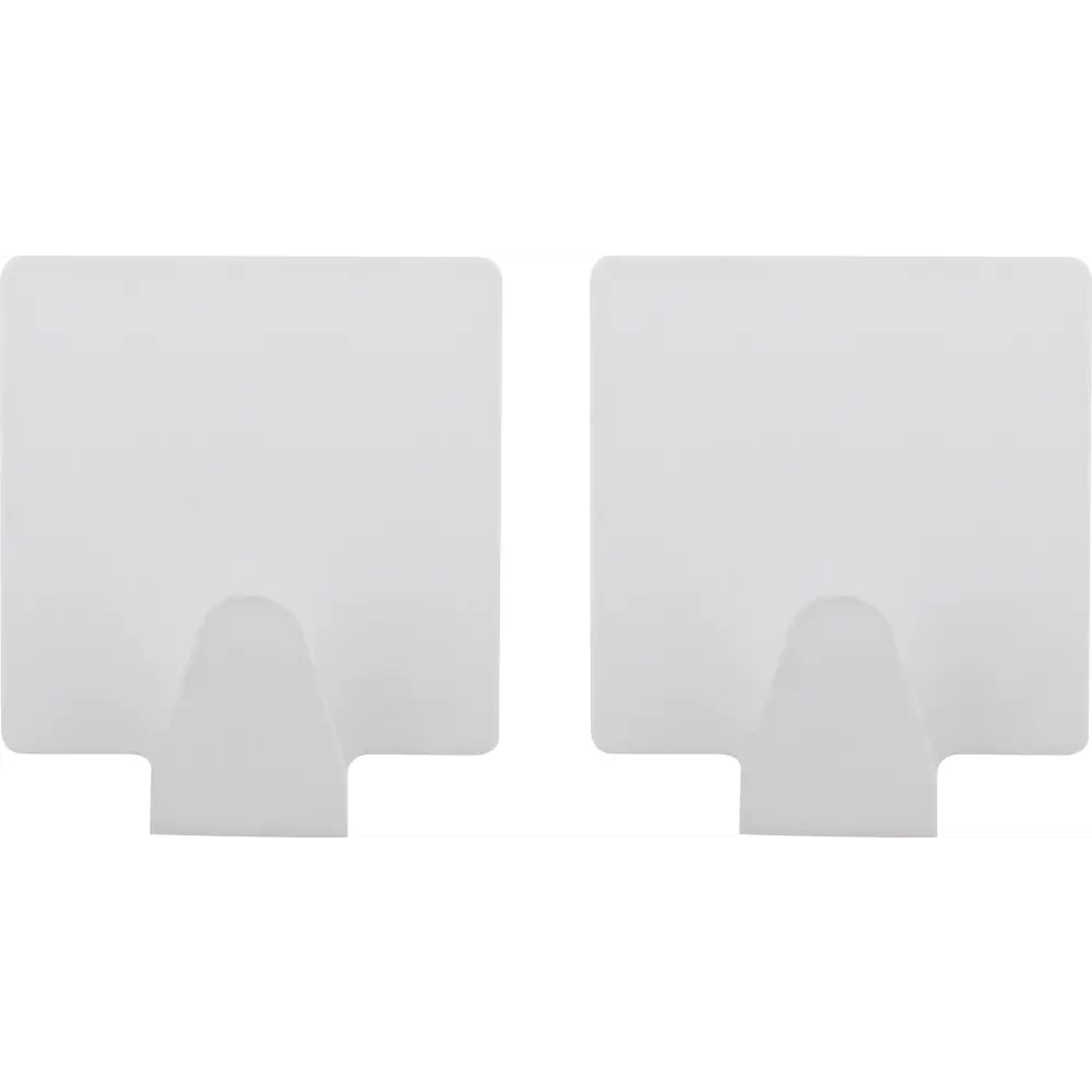 Самоклеящийся крючок KONSENSA 5x5 см белый 2 шт STLM-2071281 - Вид №2