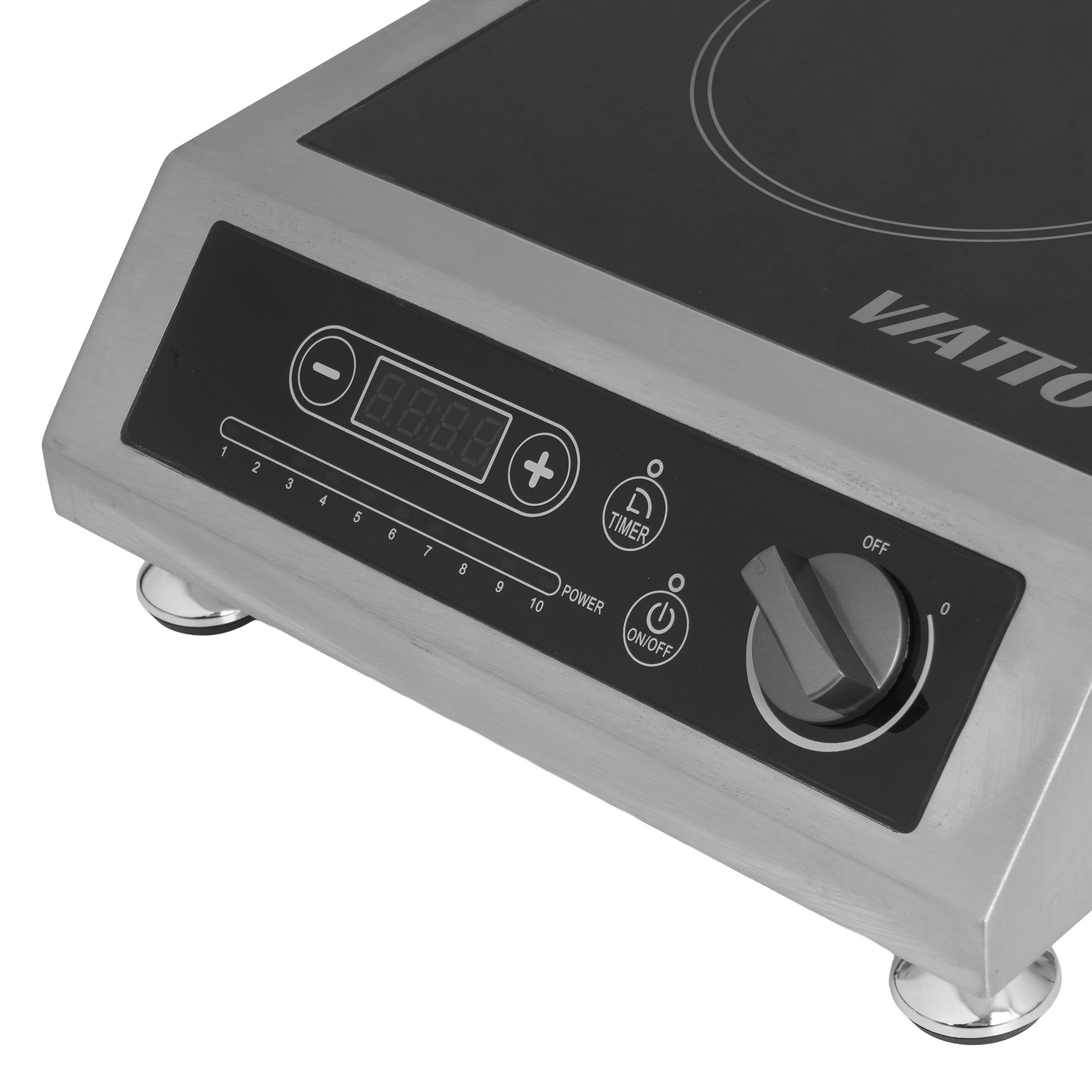 9909607 Плита компактная электрическая VIATTO VA‑IC3520PRO серебристый STDN-0018843 - Вид №2