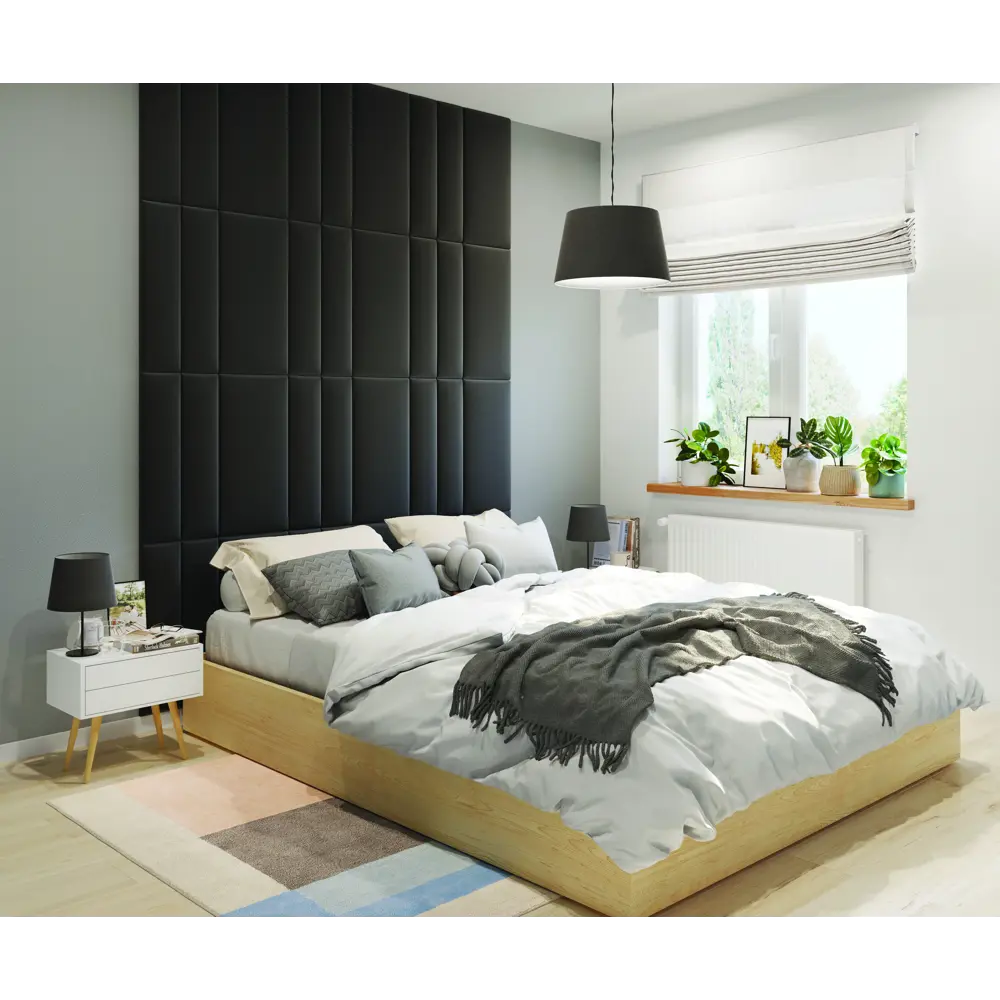 Панель тканевая Vilo 150x600 мм цвет бирюзовый Santreyd STLM-2116450 - Вид №2