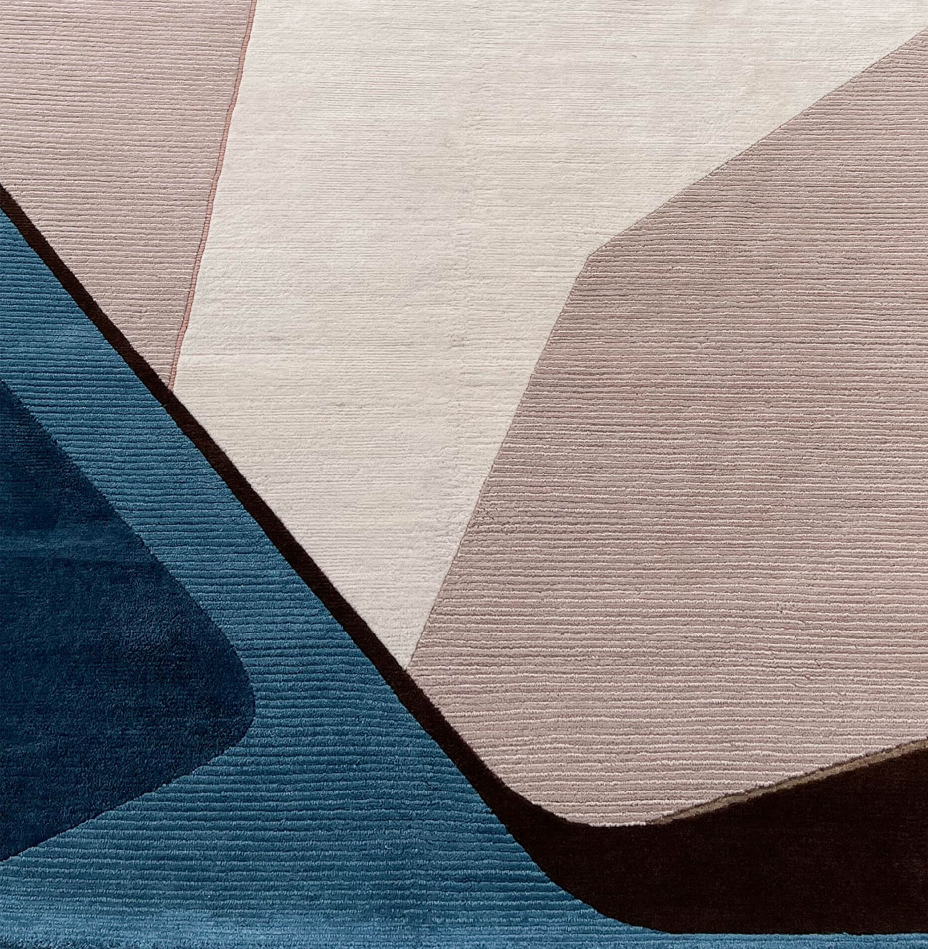 Прямоугольный ковер ручной работы Tapis Rouge абстракция ARCH-00113916 - Вид №1