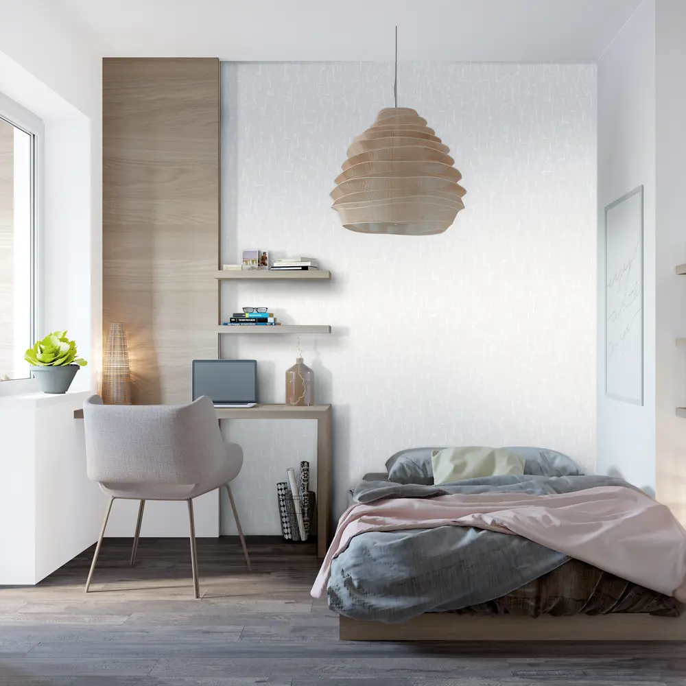 Обои флизелиновые Erismann Modevlies под покраску белые 1.06 м 2539-1 STLM-2031141 - Вид №2