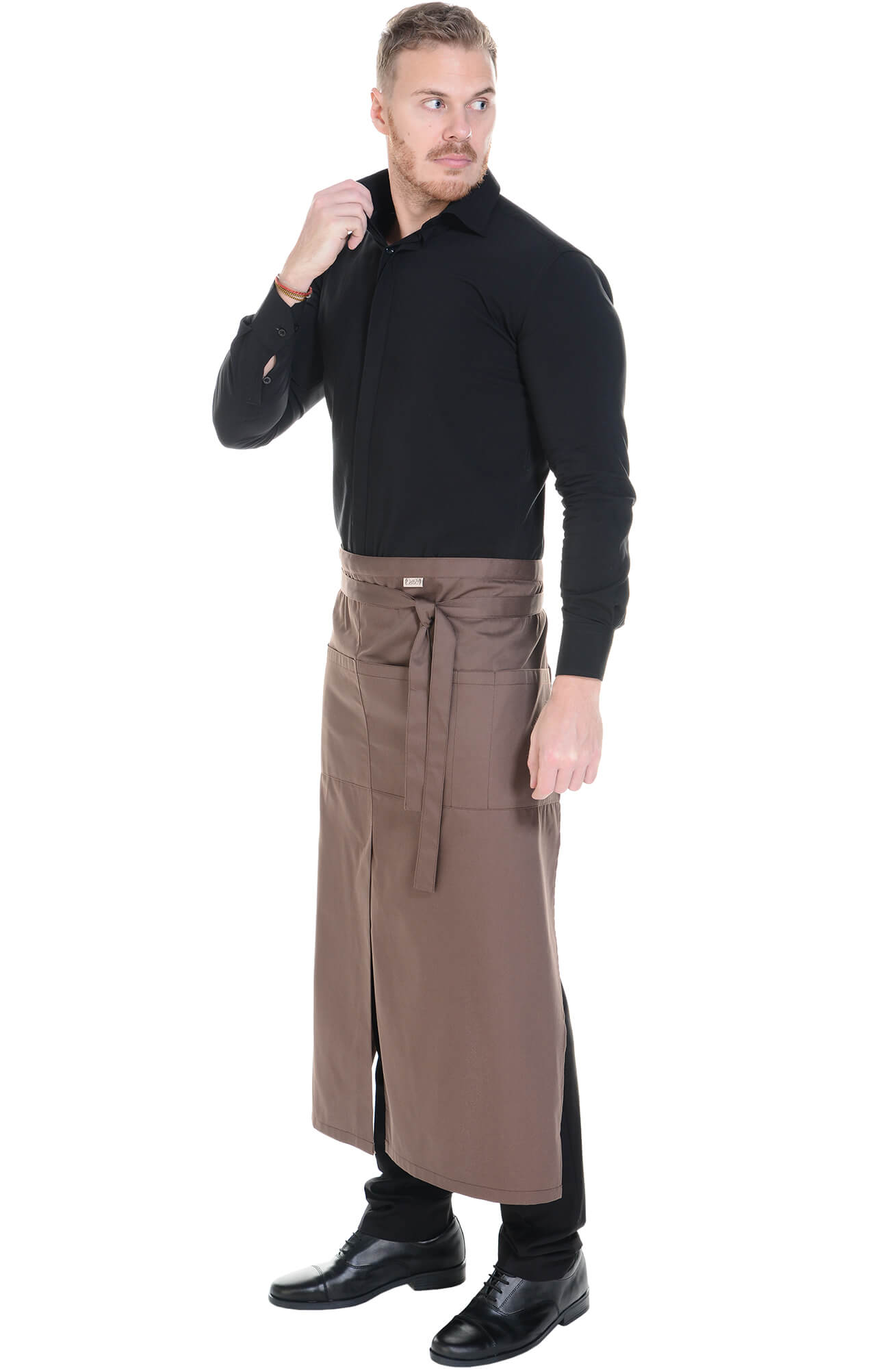 59841 Фартук  удлиненный, цвет chocolate BARISTA  Одежда для официантов  размер  - Вид №8