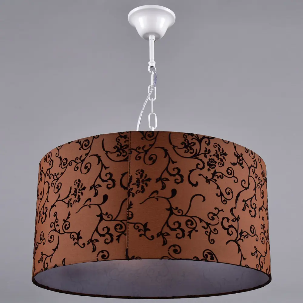 Светильник подвесной Арго 3 лампы 10 м² цвет коричневый РОССВЕТ STLM-2156603 - Вид №1