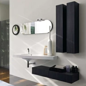 Комбинация ванной комнаты SY19 в отделке mineralmarmo/Ebano MILLDUE SYMI