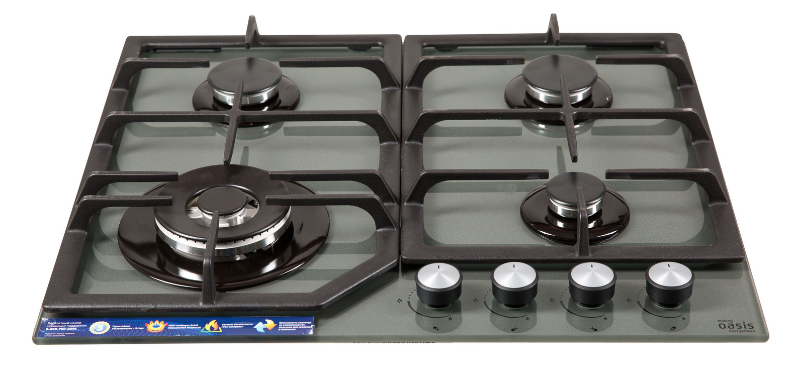 9136655 Газовая варочная поверхность Oasis P-GGT STDN-0040053 - Вид №2