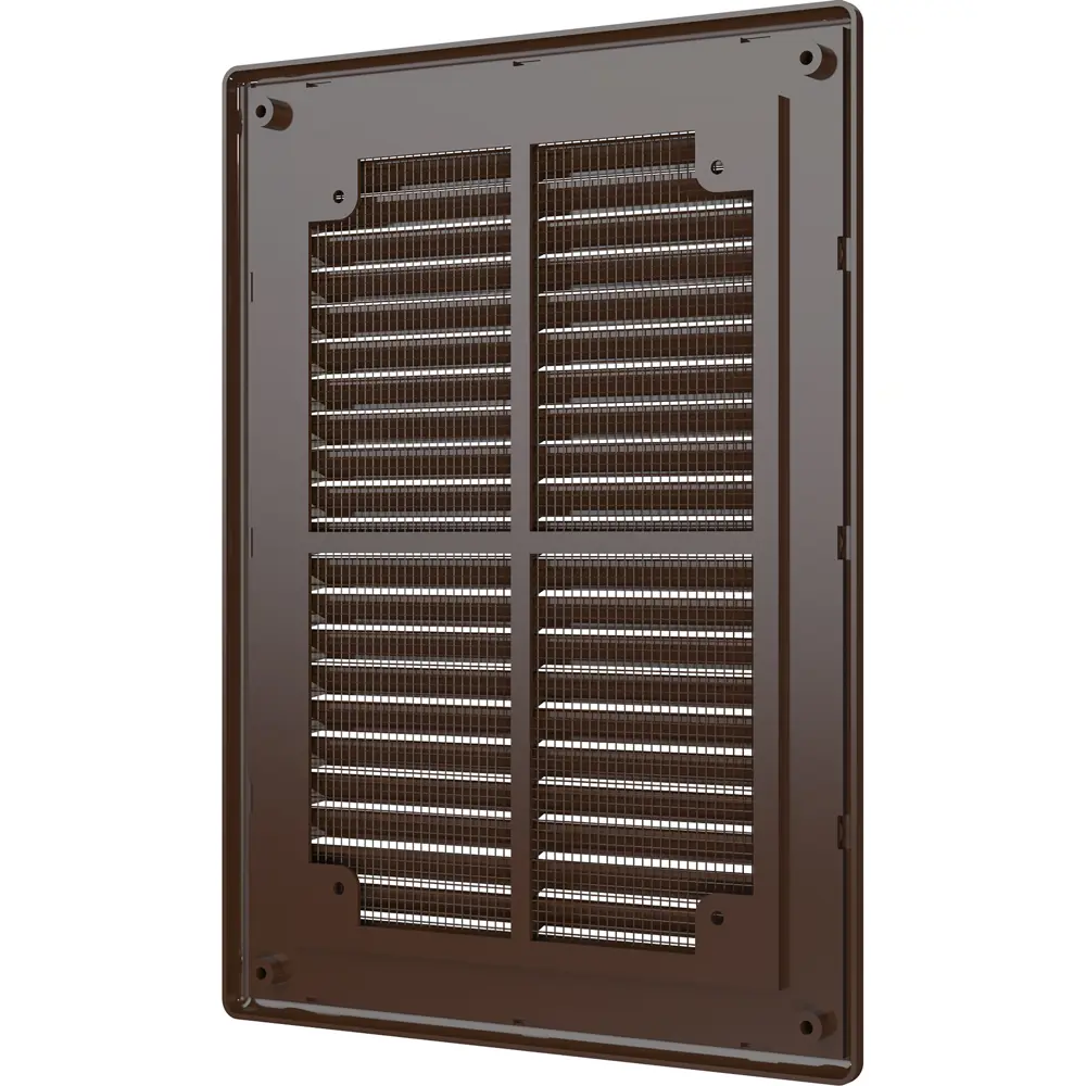 Вентиляционная решетка ERA с антимоскитной сеткой, коричневая 84721203 STLM-0053993 - Вид №1
