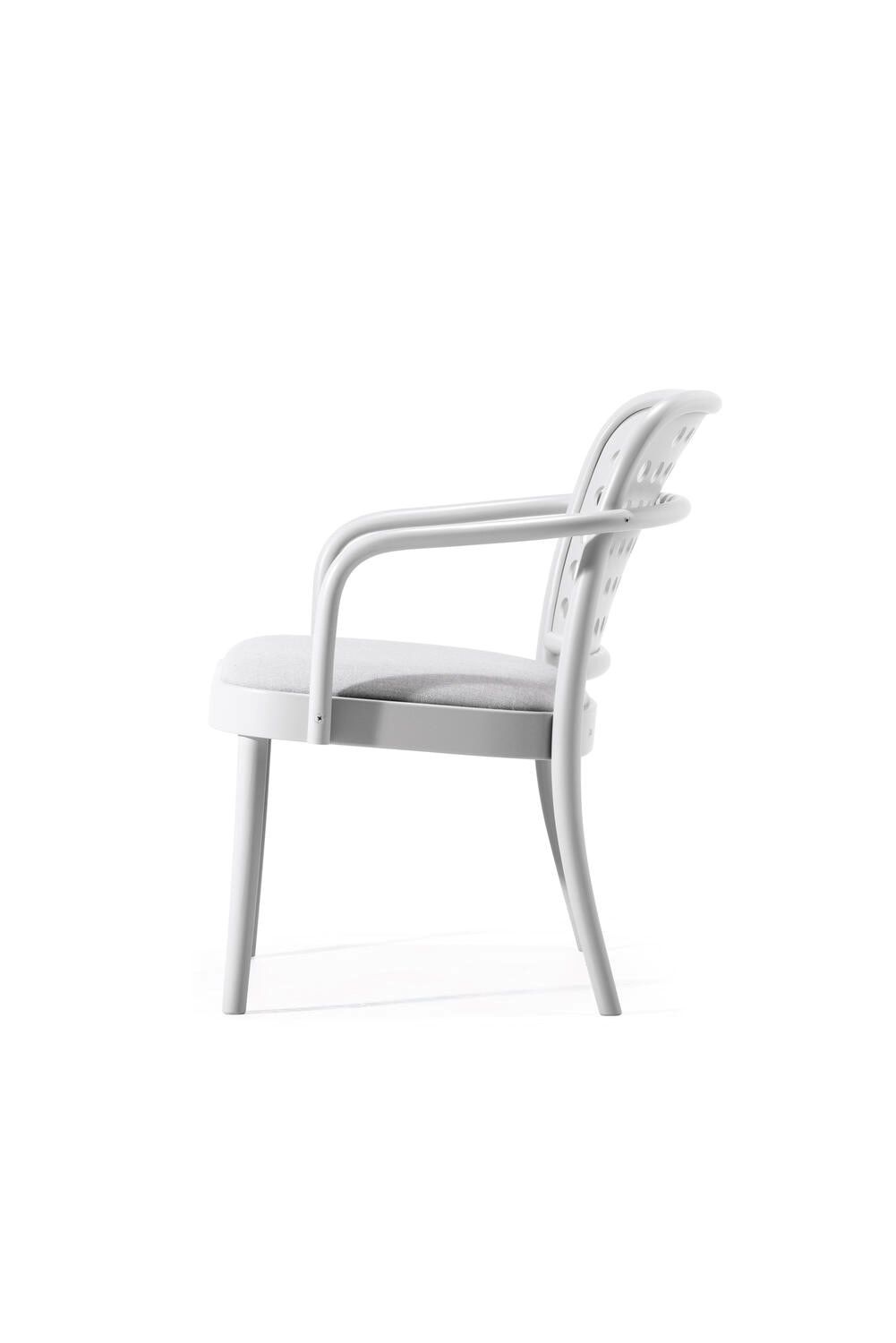 Деревянное кресло с подлокотниками с мягким сиденьем TON 822 ARCH-00035643 - Вид №6