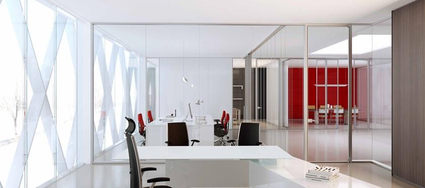 MASCAGNI Мобильная стена из алюминия и стекла для офиса Allinone sun-id-1370513 - Вид №22