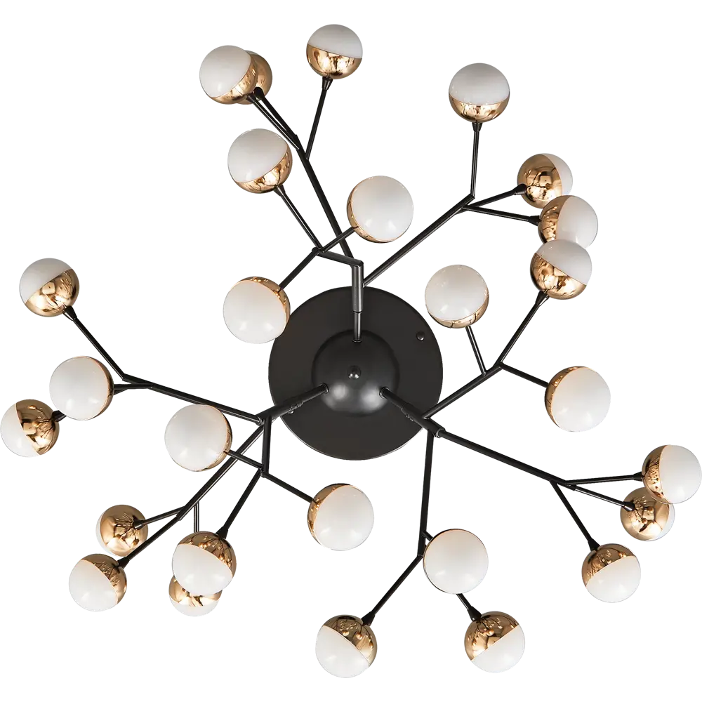 Люстра Freya FR5149PL-27G — элегантное черно-белое освещение для гостиной 89168212 STLM-0079412 - Вид №3