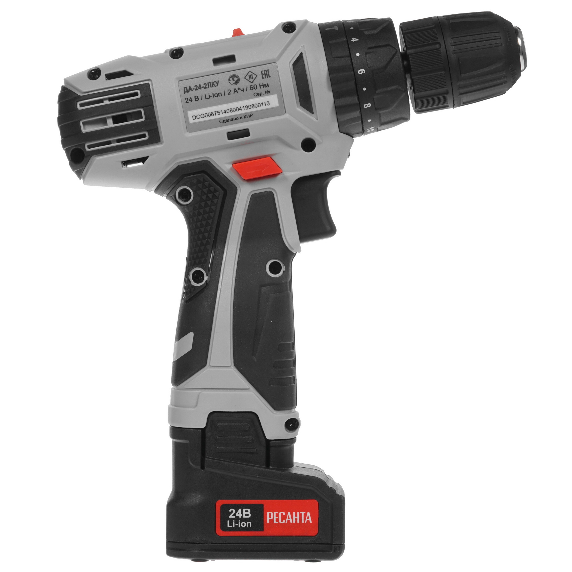 Дрель-шуруповерт Ресанта ДА-24-2ЛК-У 8160173 STDN-0081620 - Вид №1