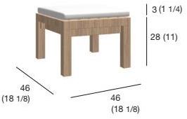 RODA Садовая скамейка из тика Network sun-id-1488323 - Вид №11