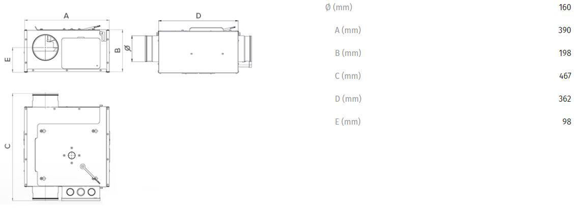 Vortice Центробежный канальный вентилятор Ca in-line 16253 - Вид №4