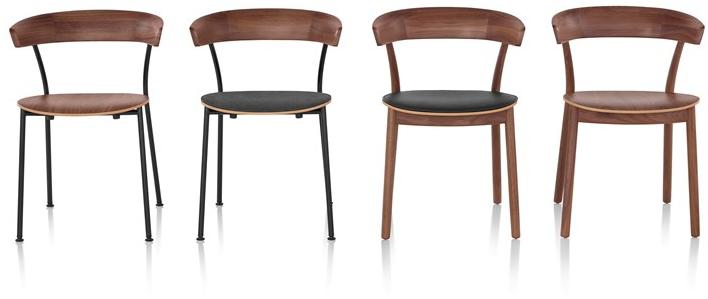 Herman Miller Деревянный стул на деревянной или металлической основе Leeway sun-id-1493939 - Вид №11