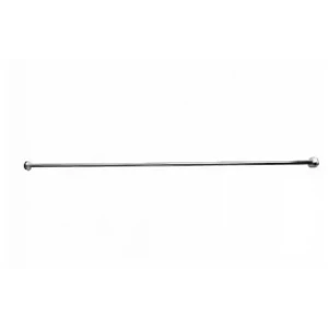 Карниз для ванной 180 см прямой цвет хром