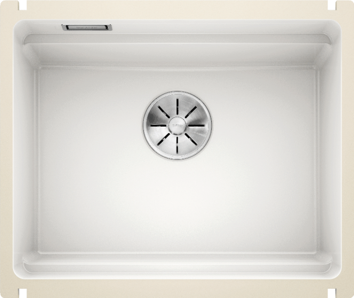 525149 Кухонная мойка Blanco Etagon 500-U Ceramic PuraPlus белый  Blanco Etagon Белый - Вид №13