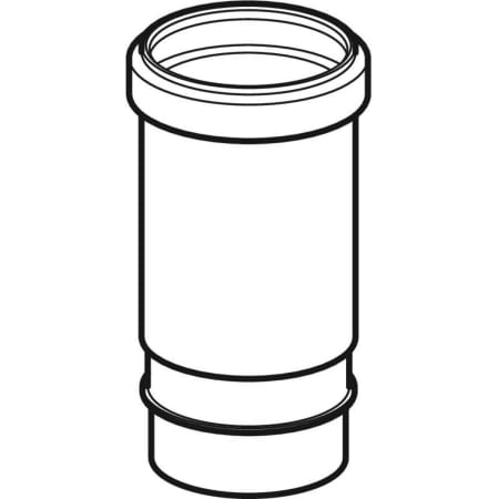 364.700.16.1 Компенсаторная муфта с упором для хомута Geberit PE Geberit  - Вид №1