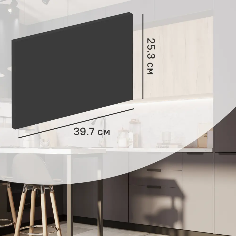 Фасад выдвижного ящика София 39.7x25.3 см KONSENSA ЛДСП цвет серый София Грей STLM-2093181