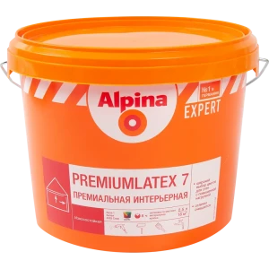 Краска для колеровки для стен и потолков Alpina Expert Premiumlatex 7 белая база A 2.5 л