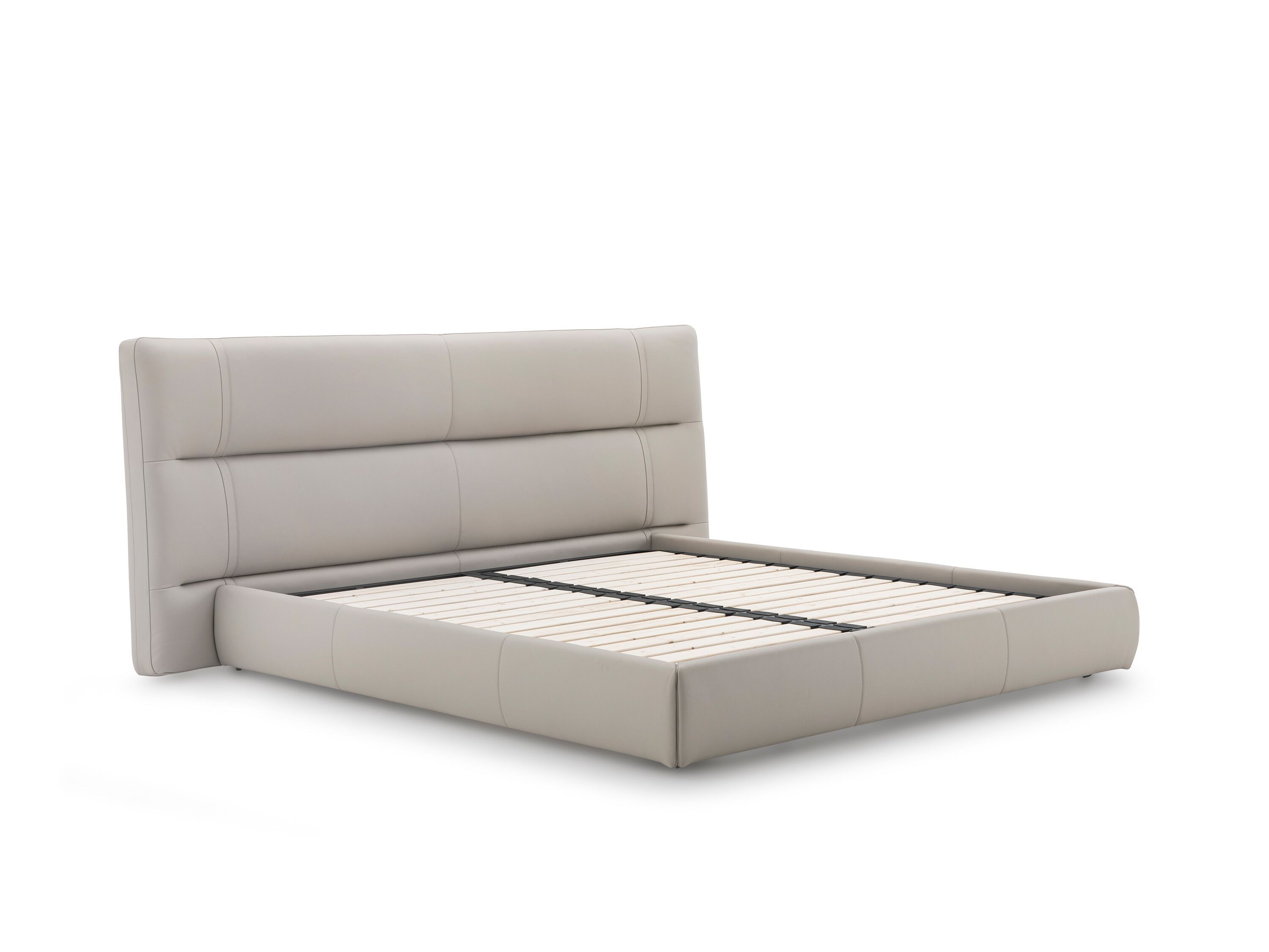 Кожаная мягкая двуспальная кровать CAMPO DE' FIORI COZ627 ARCH-00038482 - Вид №3