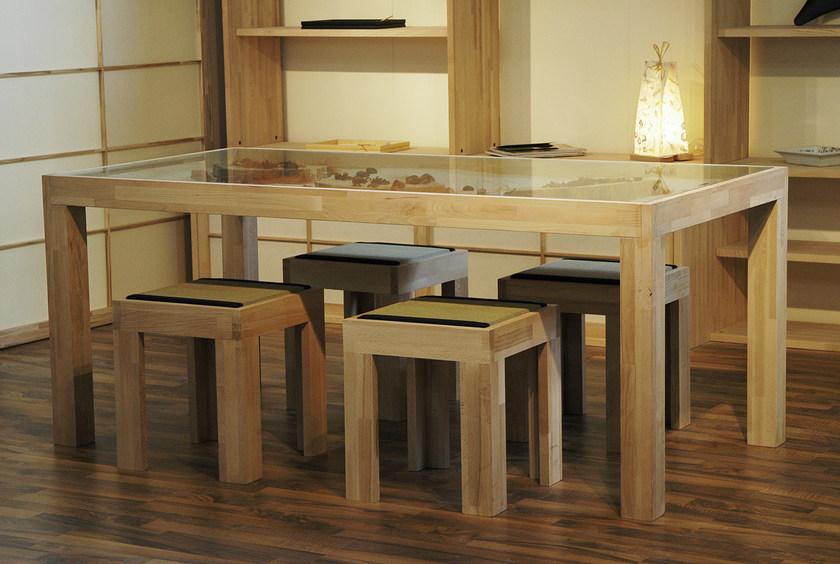 Cinius Прямоугольный раздвижной деревянный стол Zen sun-id-1365183 - Вид №1