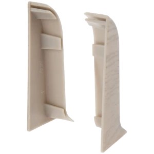 Заглушка для плинтуса левая и правая «Дуб Ширин», высота 58 мм,