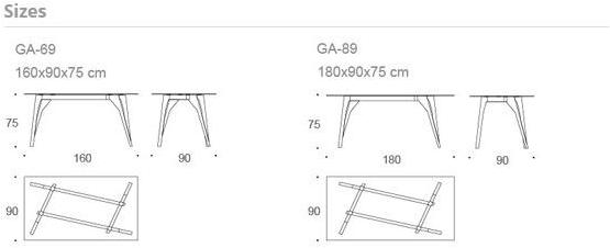 Kendo Mobiliario Прямоугольный обеденный стол из стекла sun-id-1409289 - Вид №6