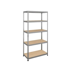 Стеллаж 5 полок Light 180x90x45 см металл черный нагрузка на полку 175 кг 87767423 STLM-2178155