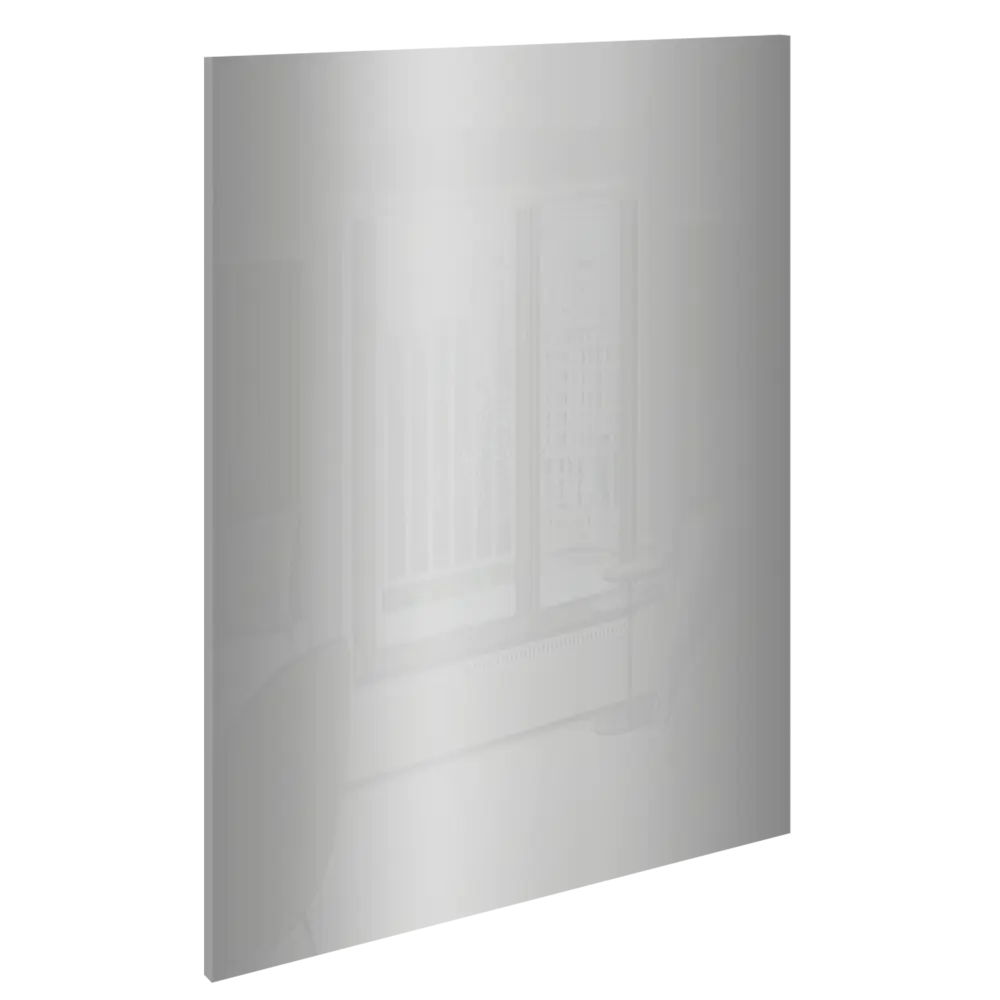 Фасад кухонного шкафа Аша 59.7x76.5 см KONSENSA ДСП цвет серебро Аша серебро STLM-2014041 - Вид №1