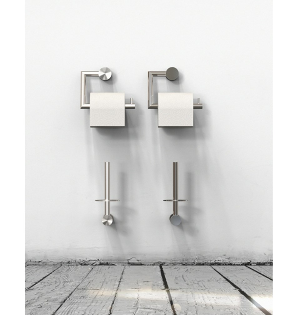 FROST Держатель туалетной бумаги 1 » матовый Нержавеющая сталь Матовый N1909  - Вид №1