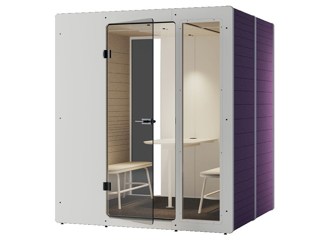 Акустическая офисная кабина со встроенным освещением IMPACT ACOUSTIC® CHATPOD 700 BENCH ARCH-00099467