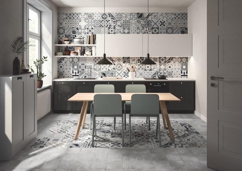 Casalgrande Padana Настенная / напольная плитка из керамогранита с эффектом энкаустики Granitoker sun-id-1473786 - Вид №7