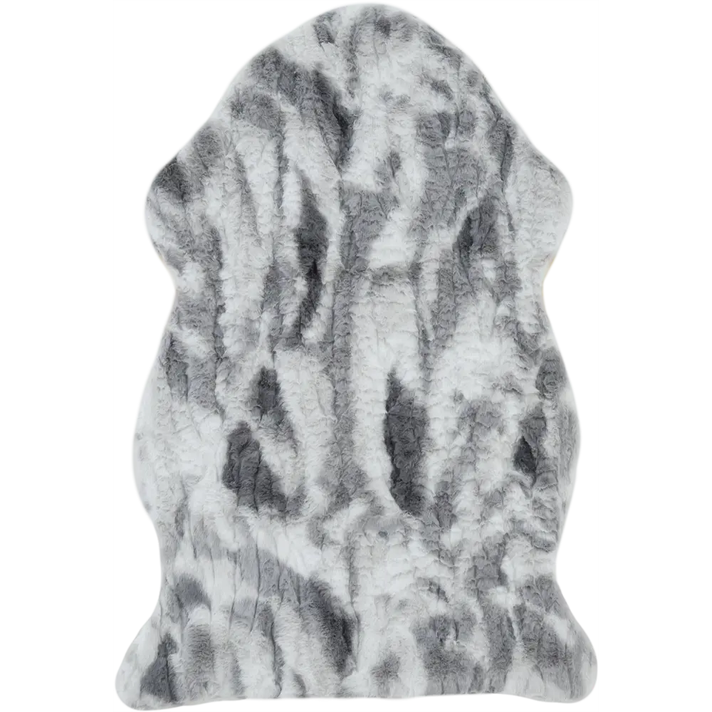 Шкура искусственная полиэстер 60x90 см цвет серый/серебристый Santreyd STLM-2118764
