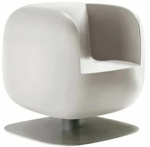 Luxy Вращающееся кресло из полиэтилена с подлокотниками Big jim