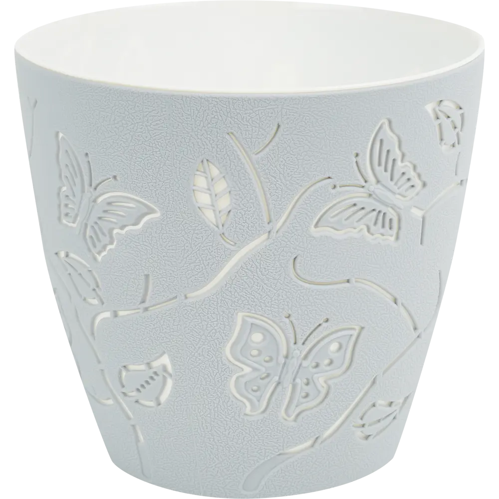 Горшок Butterflies ø 145 мм 1.4 л серый Santreyd STLM-2038296