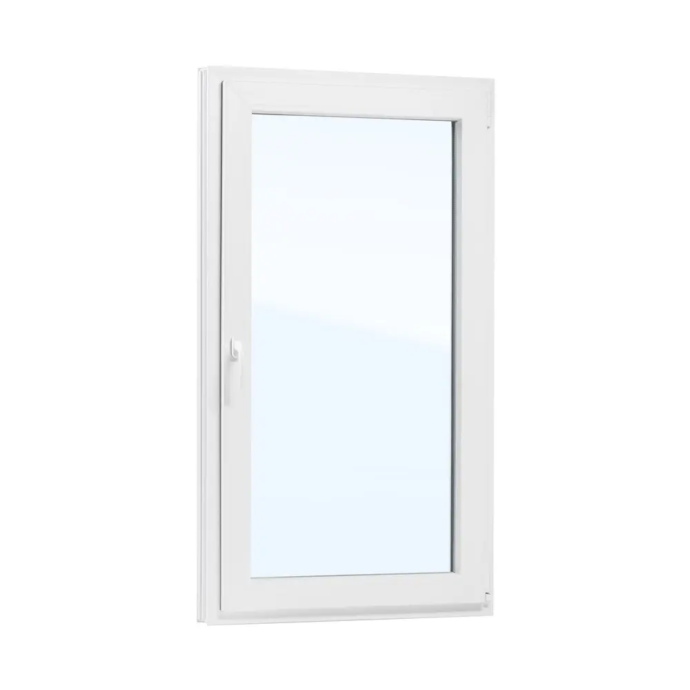Окно пластиковое ПВХ Deceuninck одностворчатое 1430x870 мм (ВxШ) правое двуxкамерный стеклопакет белый/белый STLM-2018236