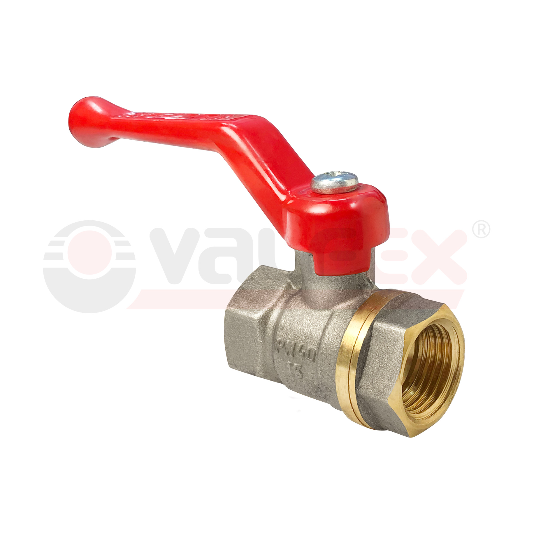 VF.214.NR1.114 Valfex Кран шаровой (с никелевым покрытием), ручка-рычаг (внутр.-внутр.)  1 1/4" 