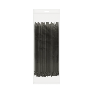 Крепежный хомут 4.8X200 мм нейлон цвет черный 100 шт.