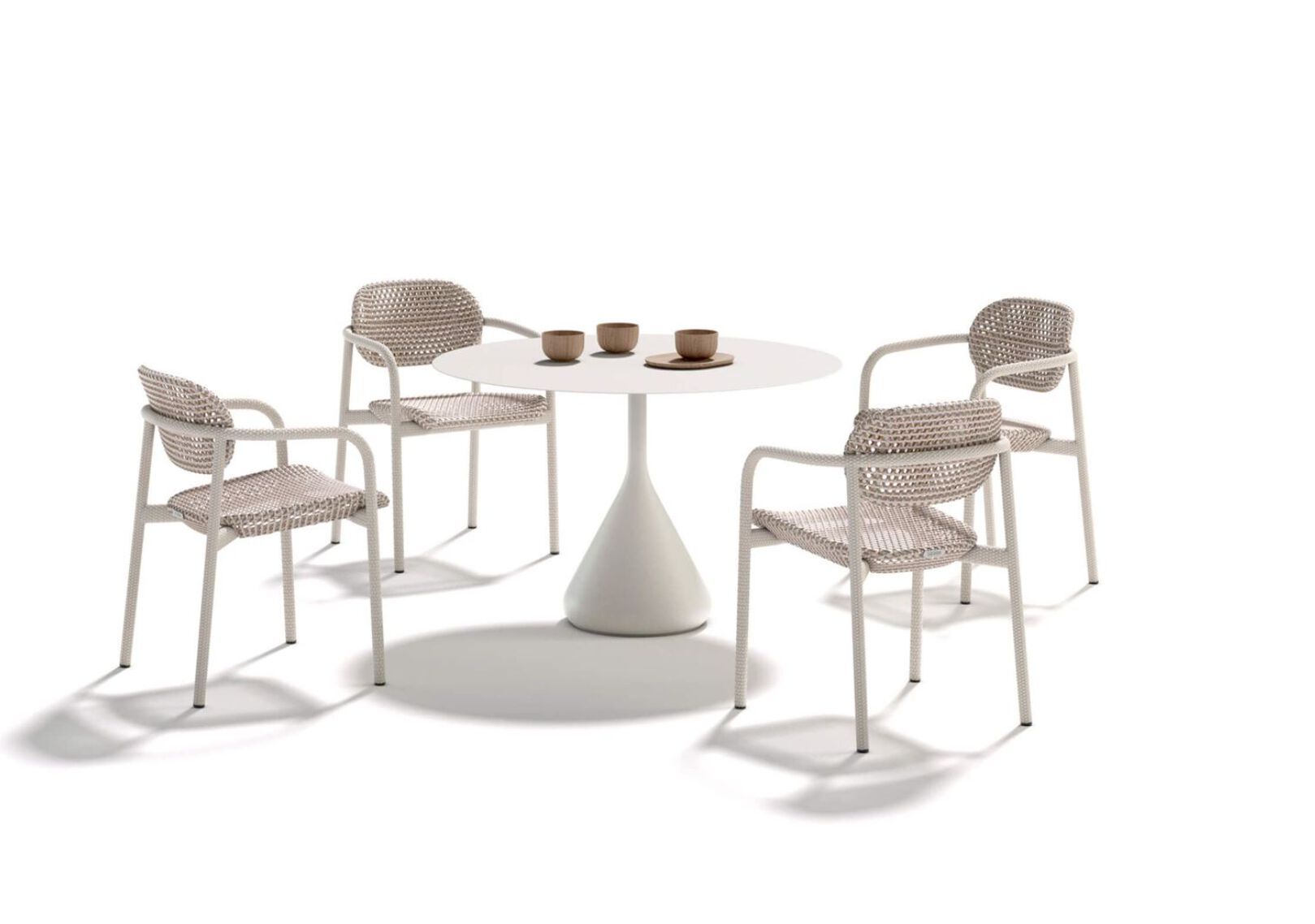 Синтетическое волокно сад стул с подлокотниками DEDON ROII ARCH-00119870 - Вид №1