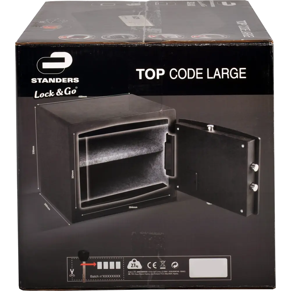 Сейф мебельный Standers N3, электронный замок, 31 л STLM-2173878 - Вид №9
