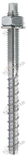 Шуруп HXE 02 08 120 HXE02 Tecfi 8 х 12040 