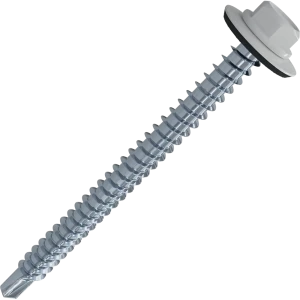 Кровельные саморезы STANDERS RAL9003 сверлоконечные белые 5.5x25, на вес (около 196 шт/кг)