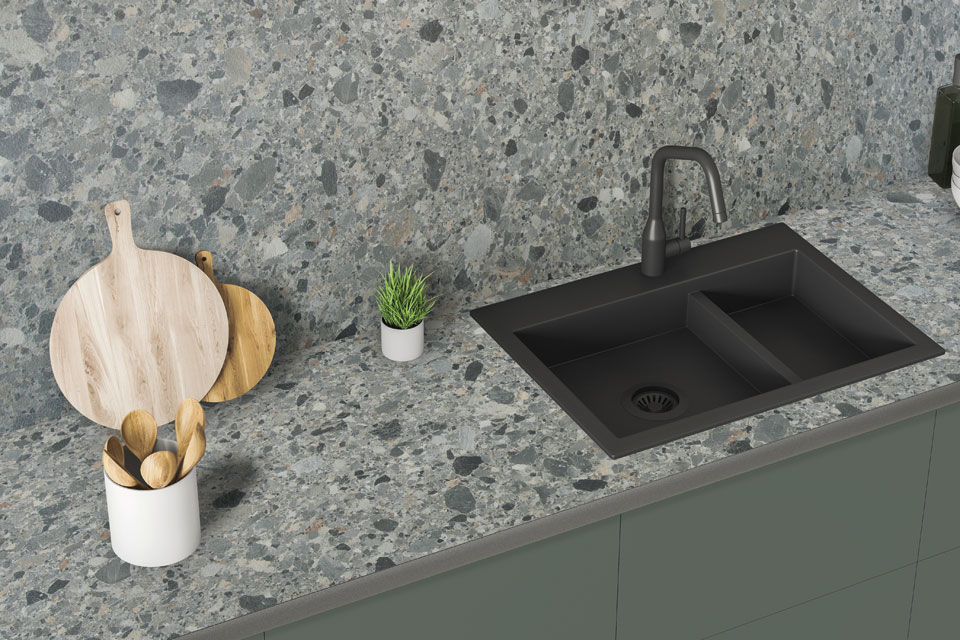 Столешницы для кухни - Терраццo витра LIGRON LIST381 2120 - Вид №8