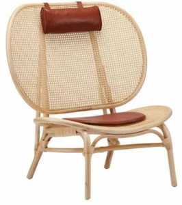 NORR11 Кресло из бамбука и ротанга с подголовником